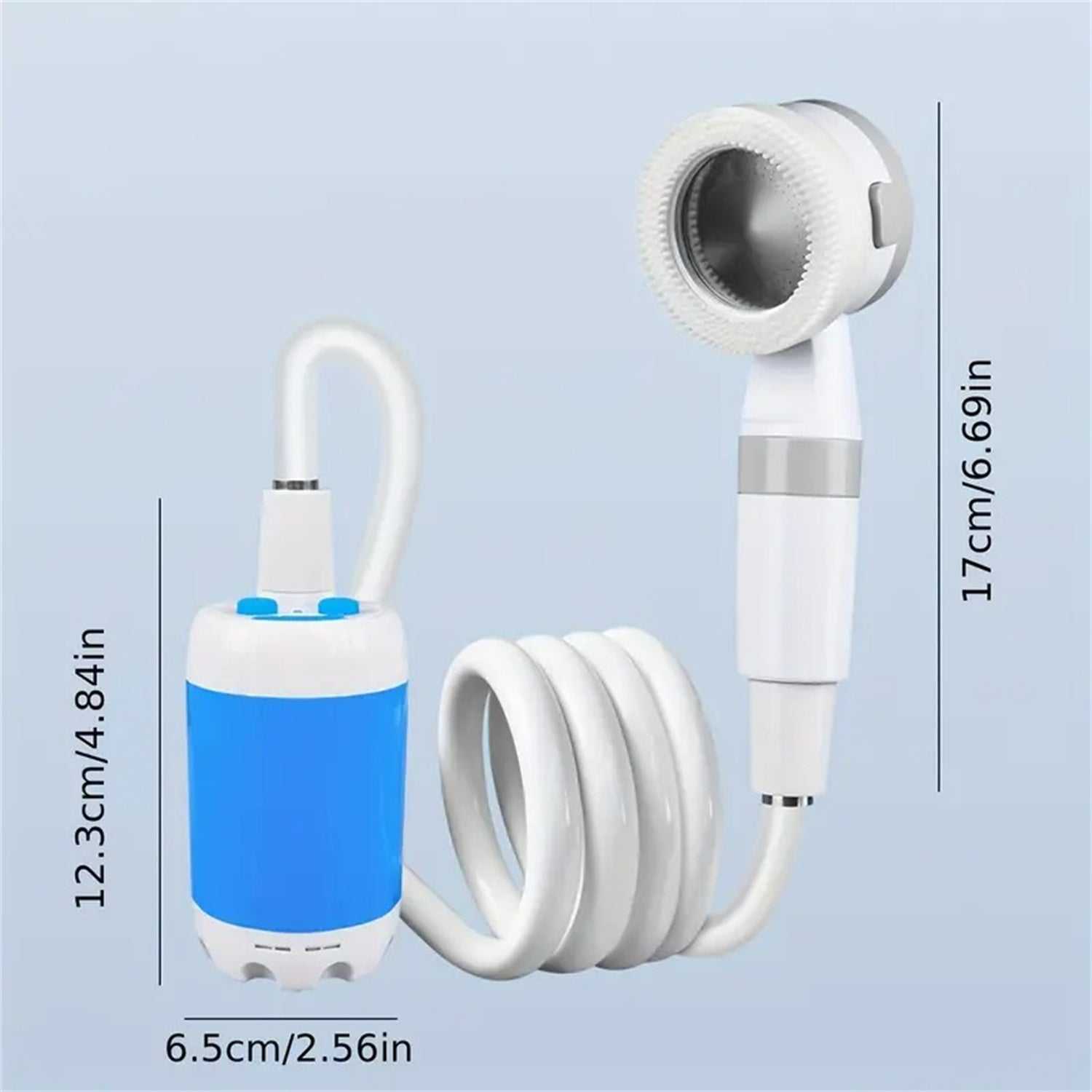 Outdoor Camping Shower -- Portable Electric, Waterproof with 5000mAh .