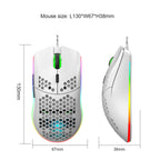 Lightweight Honeycomb Shell Wired Mouse --Programmable Gaming Mouse...