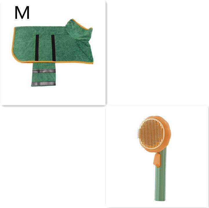 Pet Cat Brush -designed for   Hand-held Steel Wire Self-cleaning Comb.