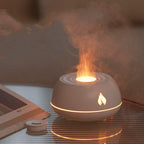 Flame Humidifier Aromatherapy Diffuser Cool Mist EssentialOil Diffuser