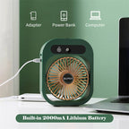 Air Conditioning Fan Quiet Cooling with Humidifier & Adjustable Speed.
