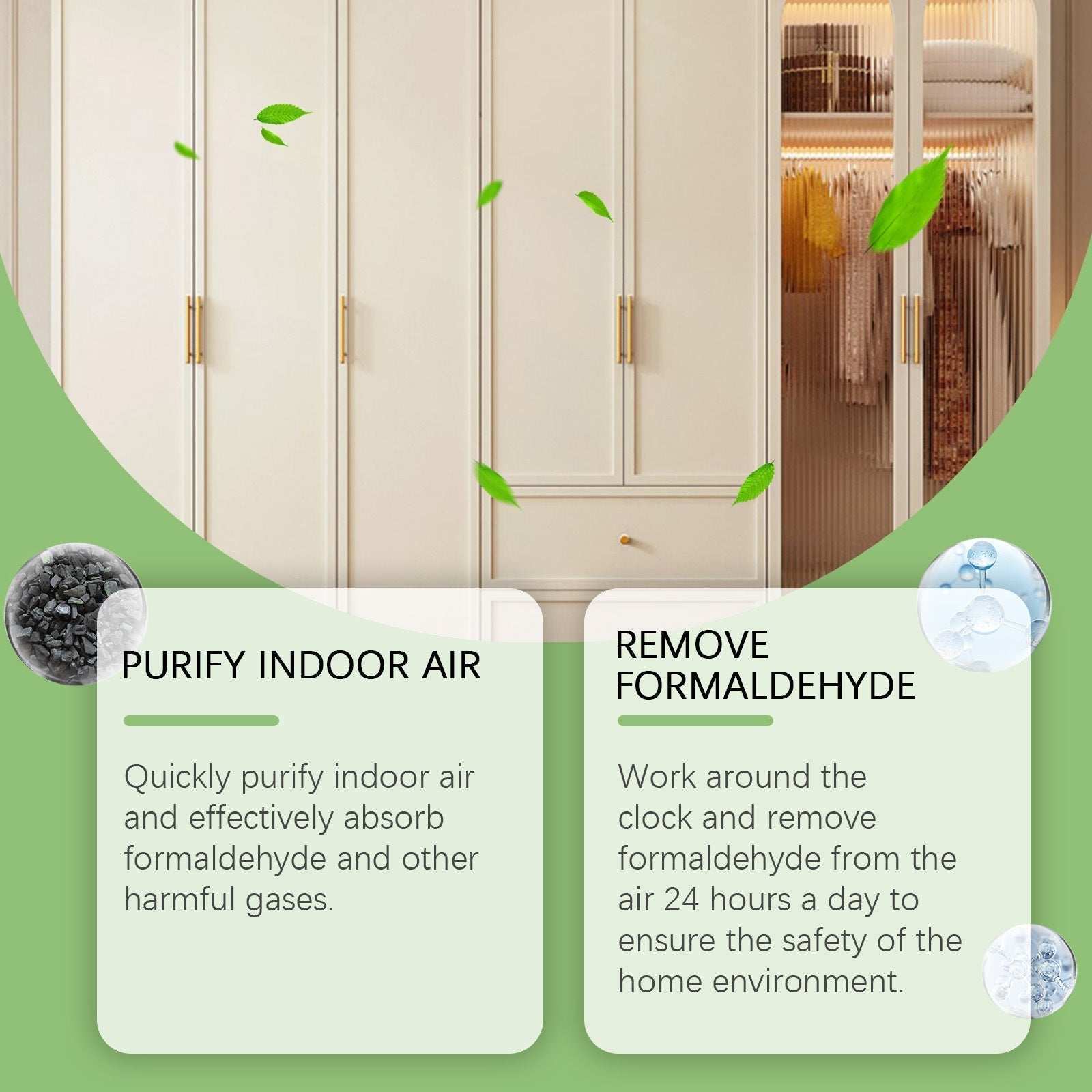 Indoor Home Air Purification System Quiet & Effective for Home, Office