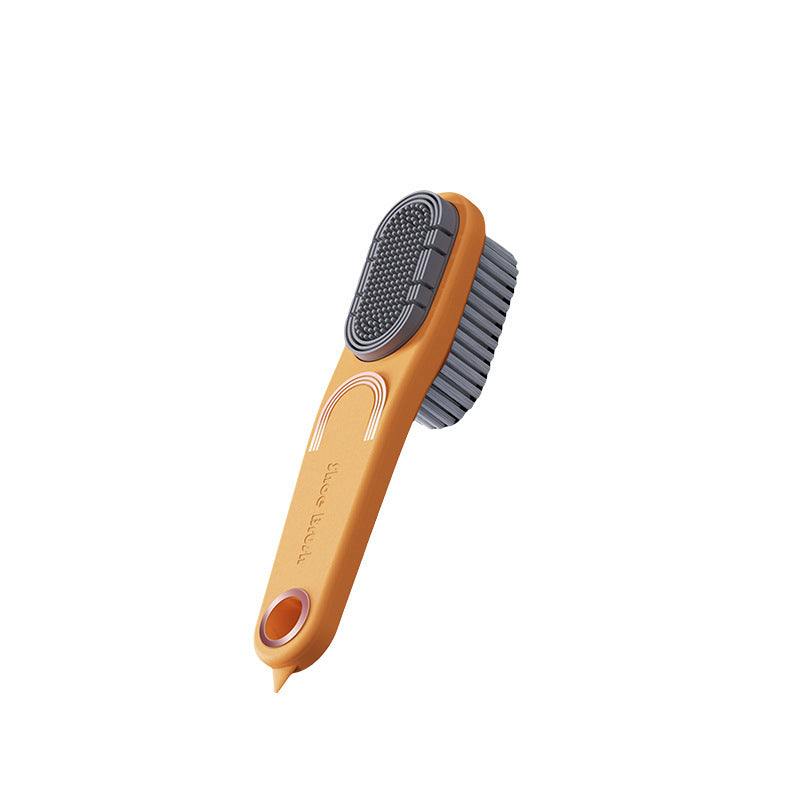 Double Sided Shoe Brush --- The safe Anti Slip Shoe Cleaning Gadgets .