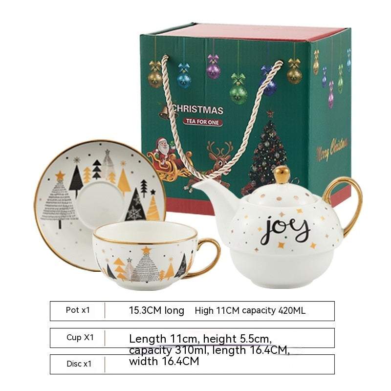 Ins Christmas Ceramic Cup --- The Safe Festive Ceramic Kitchen Gadgets