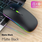 Wireless Mouse Rechargeable Mute –Silent Click & strong USB-C Charging