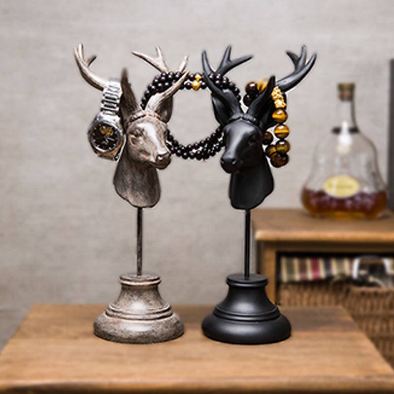 Natural resin animal sculptures for home decoration, stylish and elegantly designed.
