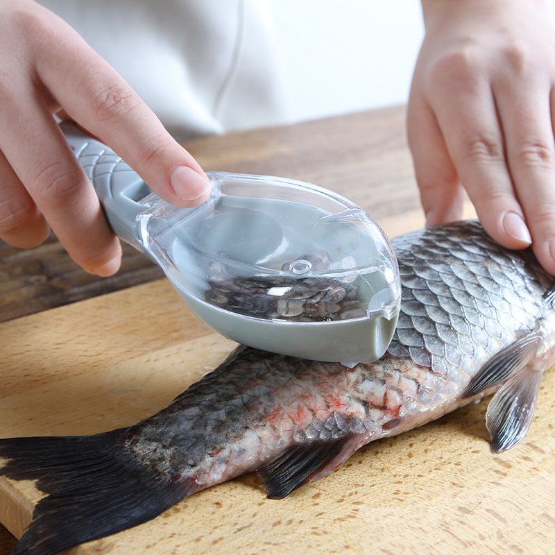 Fish Skin Brush - Easy & Safe Quick Disassembly Fish Scaler & Peeler .