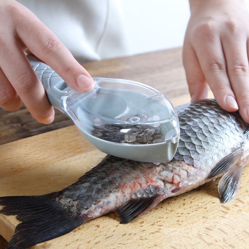 Fish Skin Brush - Easy & Safe Quick Disassembly Fish Scaler & Peeler .