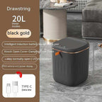 Smart Trash Can - Touchless Automatic Garbage Inductive Stylish Design