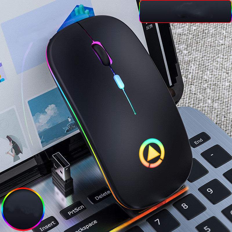Wireless charging Bluetooth mouse - with a sleek  Ultimate Efficiency.