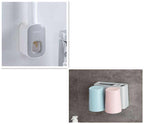 Wall Mounted Automatic Toothpaste Holder - Bathroom Setup Dispenser...