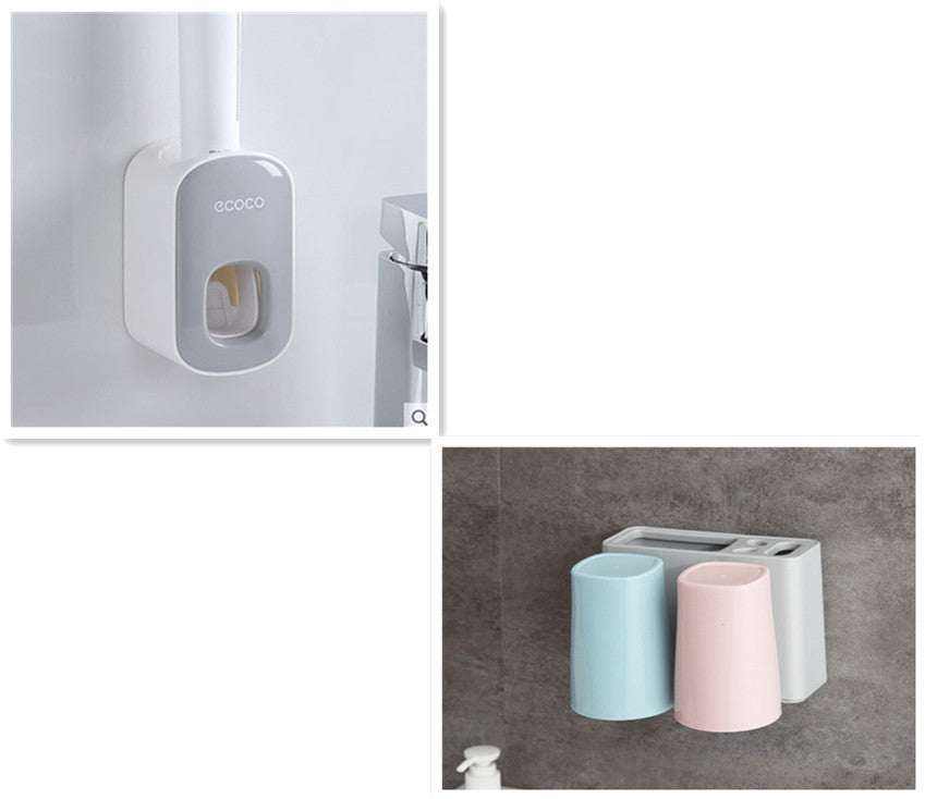 Wall Mounted Automatic Toothpaste Holder - Bathroom Setup Dispenser...