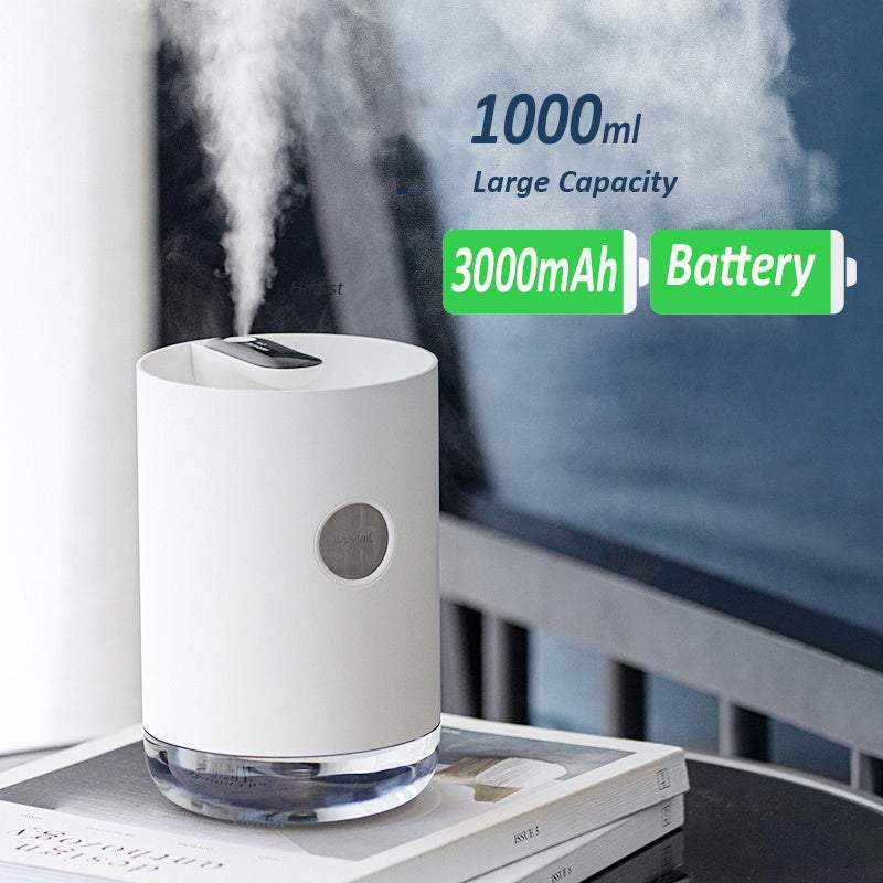  Wireless Humidifier Portable – USB Rechargeable Mini Mist for Home...