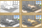 Illuminated Picture LED Wall Art Decorative Light Painting Modern Gift