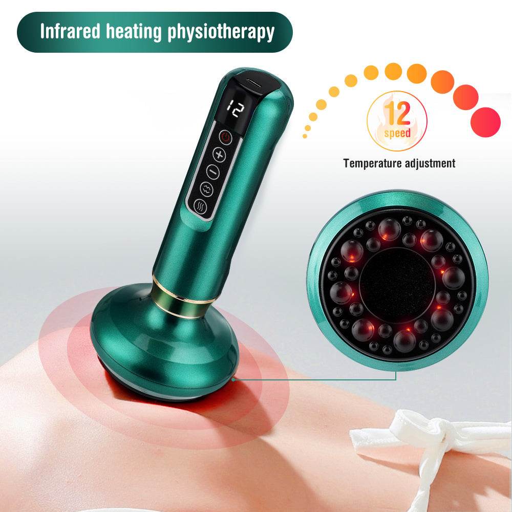 Electric Vacuum Cupping Massager ---For Anti-Cellulite Body Suction ..