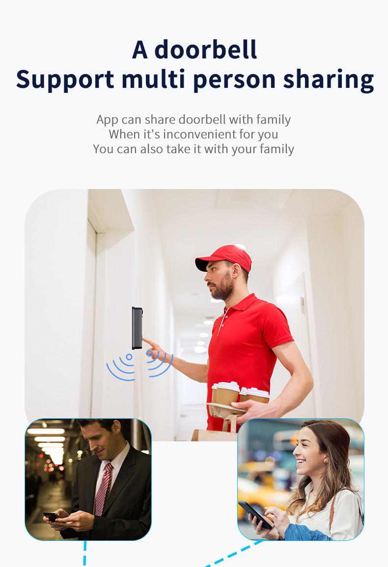 Wireless Smart Doorbell with HD Video, Motion Detection & 2-Way Audio.