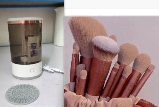 Women Eye Shadow Brush Cleaner - is a Portable Electric Makeup Tool...