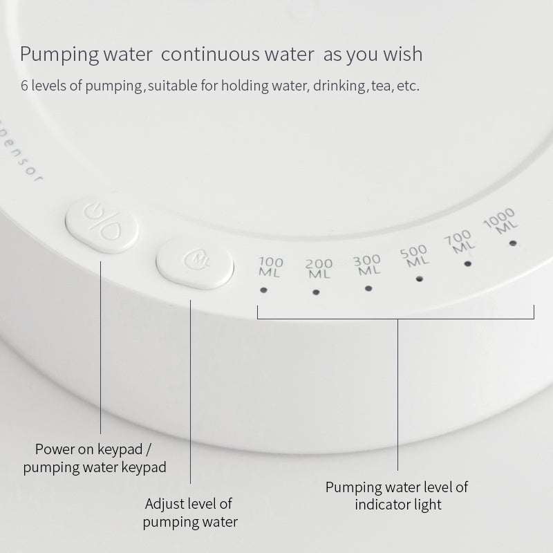 Electric Water Gallon Dispenser - Automatic, Rechargeable & Portable .