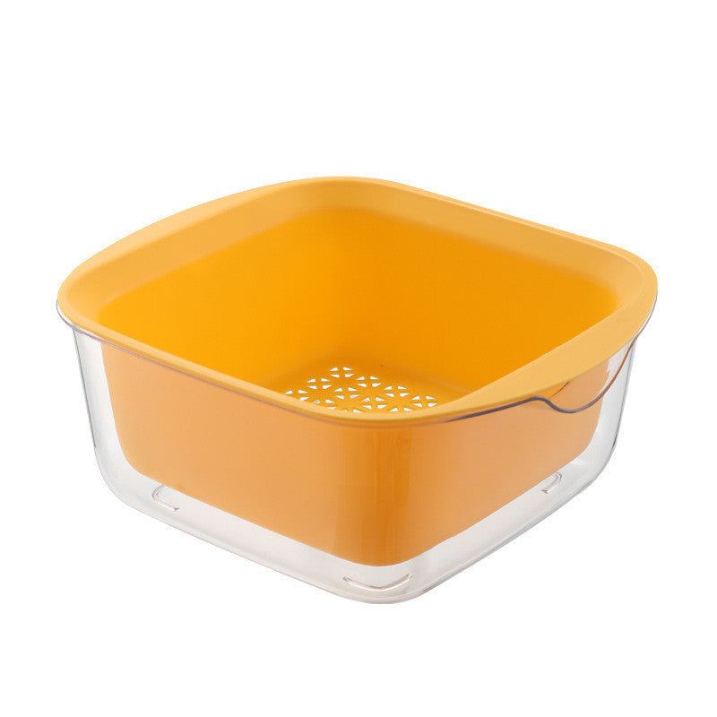 Double Deck Drain Basket --- The Safe Household Storage, easy to use .