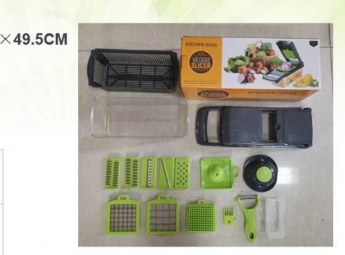 Vegetable and Silk Cutter -  Household Kitchen Gadgets Stainless Steel