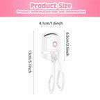 Heated Eyelash Curler with Temperature Control & Portable Charging....