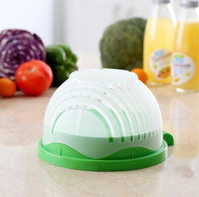 Creative Salad Cutter - Safe and Easily Cut Fruits & Vegetables Safely