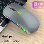 Wireless Mouse Rechargeable Mute –Silent Click & strong USB-C Charging