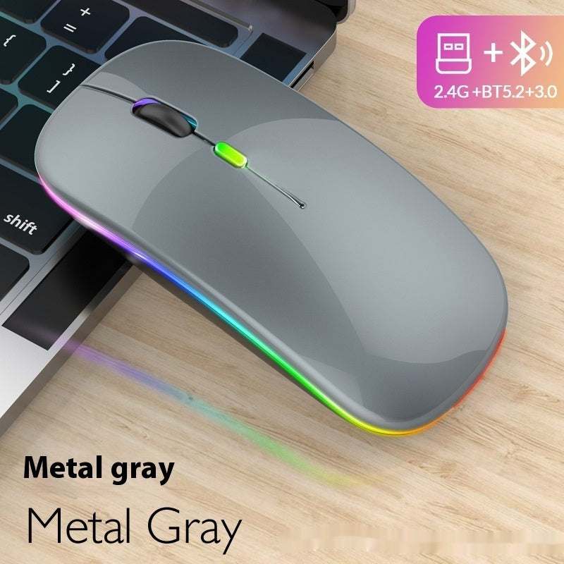 Wireless Mouse Rechargeable Mute –Silent Click & strong USB-C Charging