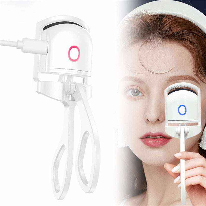Heated Eyelash Curler with Temperature Control & Portable Charging....