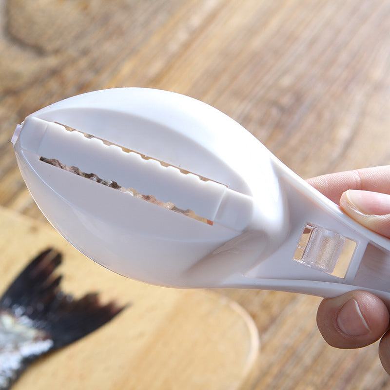 Fish Skin Brush - Easy & Safe Quick Disassembly Fish Scaler & Peeler .
