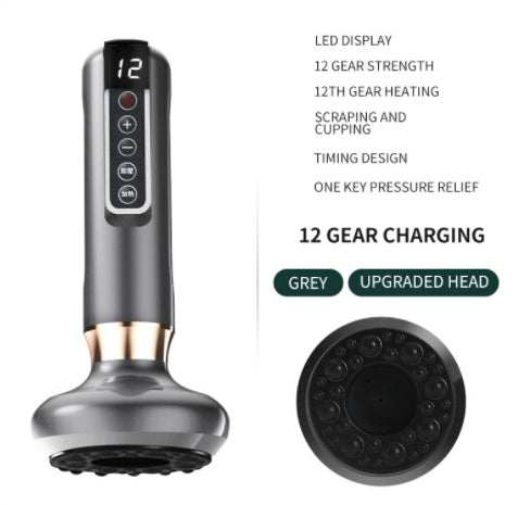 Electric Vacuum Cupping Massager ---For Anti-Cellulite Body Suction ..