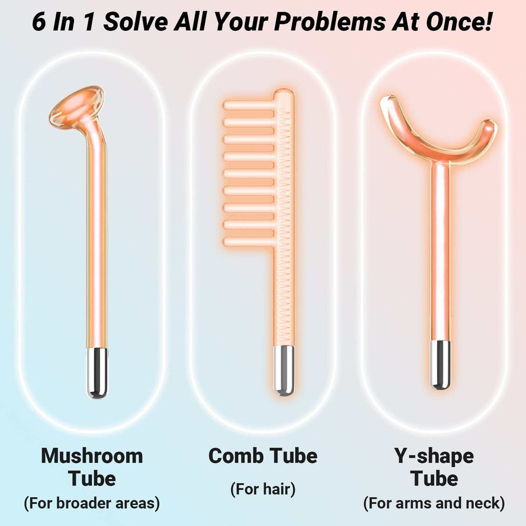 High-frequency Eutic Apparatus --Beauty Instrument -Six-piece Set ....