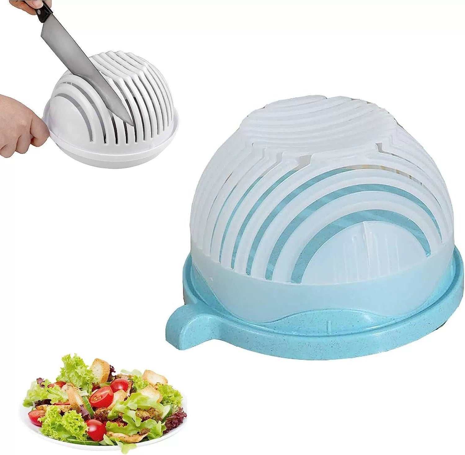 Creative Salad Cutter - Safe and Easily Cut Fruits & Vegetables Safely
