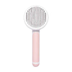 Pet Cat Brush -designed for   Hand-held Steel Wire Self-cleaning Comb.