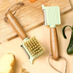 Fruit And Vegetable Brush -The Safe and Multifunctional Cleaning Tool.