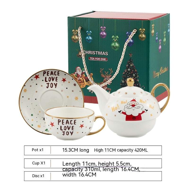 Ins Christmas Ceramic Cup --- The Safe Festive Ceramic Kitchen Gadgets