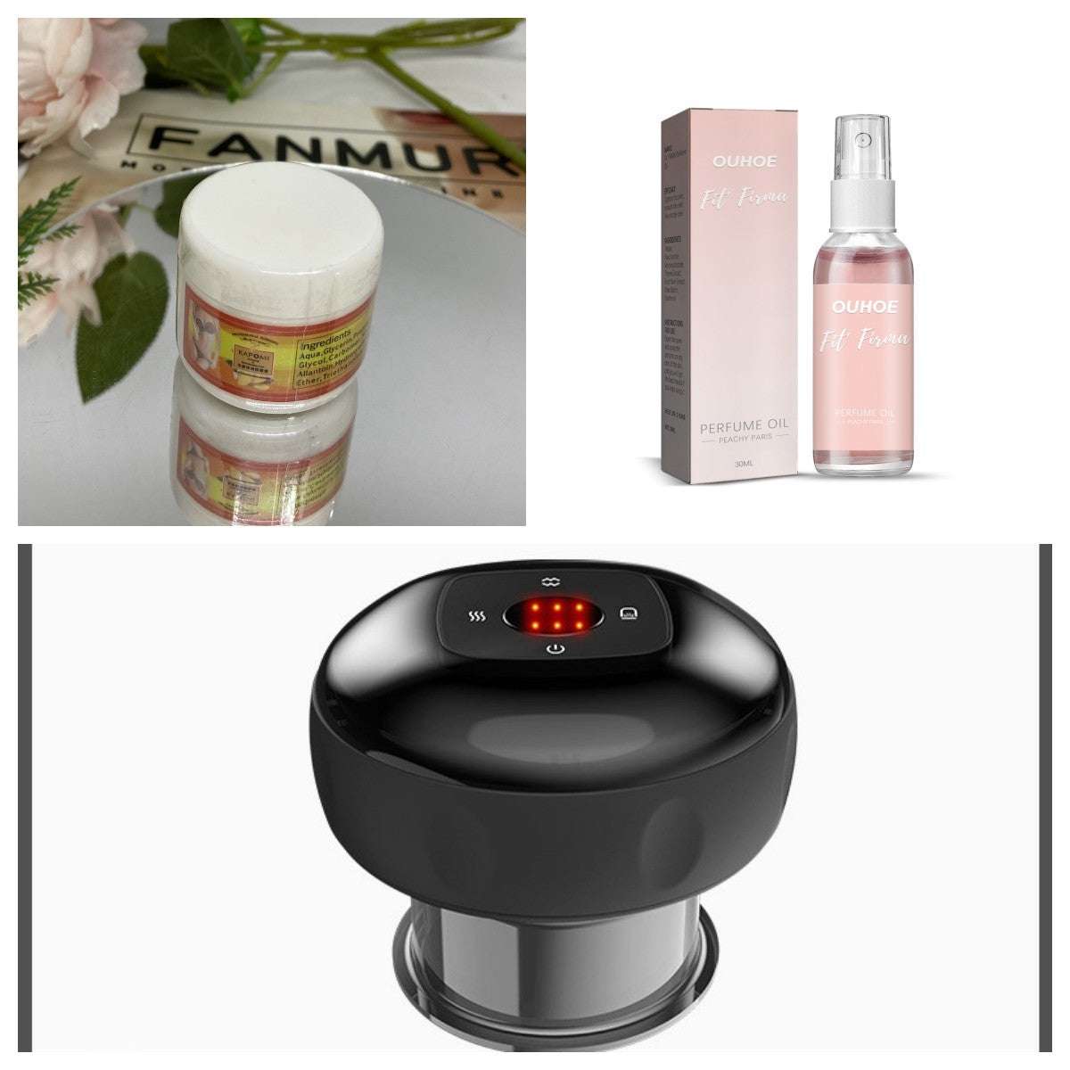 Electric Vacuum Cupping Anti-Cellulite Therapy Massager Smart Cupping.