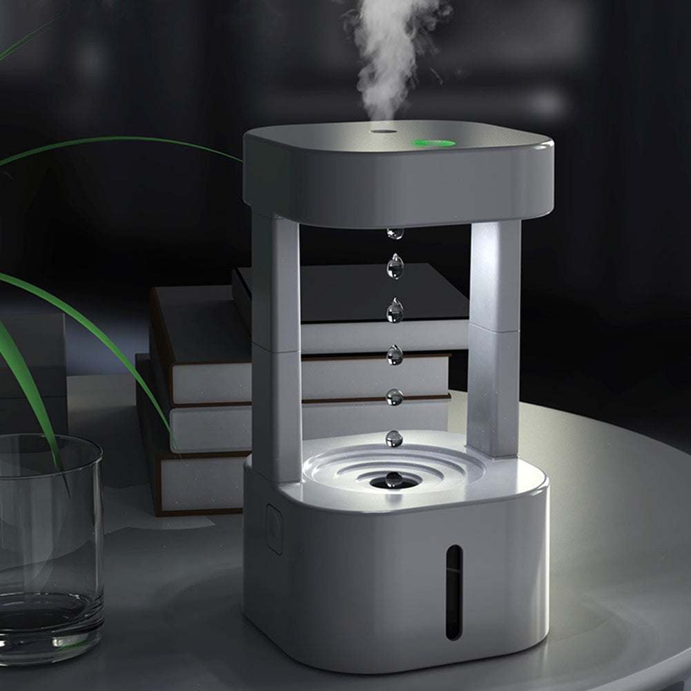 Anti-gravity Water Drop Humidifier: Quiet Home & Office Solution......