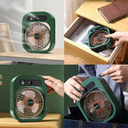 Air Conditioning Fan Quiet Cooling with Humidifier & Adjustable Speed.