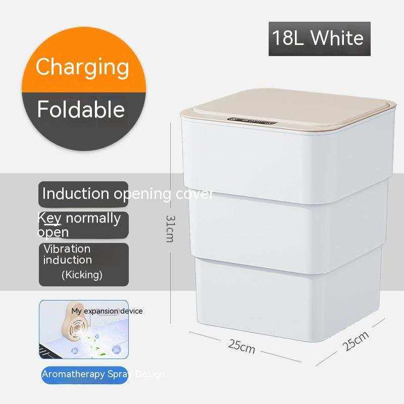Smart Trash Can - Touchless Automatic Garbage Inductive Stylish Design