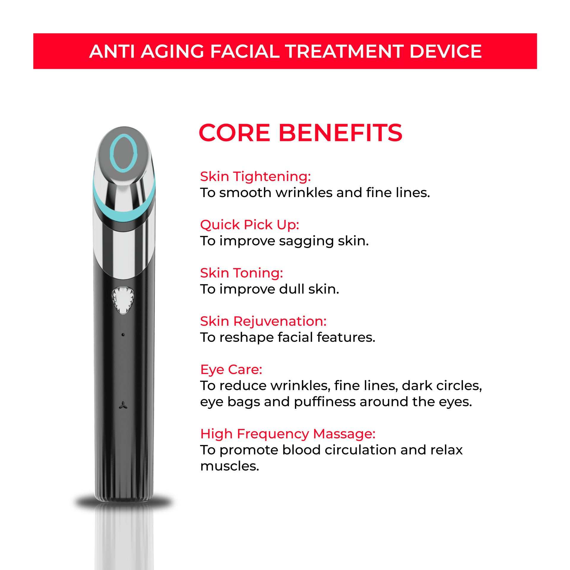 Beauty Instrument --Pore Convergence Micro Current EMS Rejuvenation ..