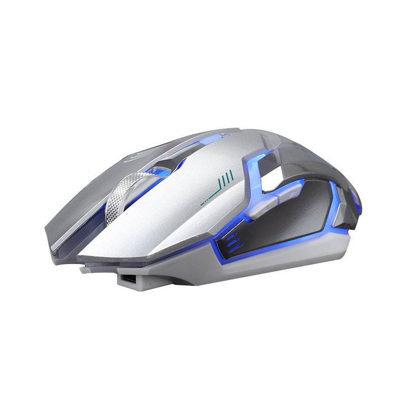 Wireless Rechargeable Mouse -Silent, Slim & Portable with USB Receiver