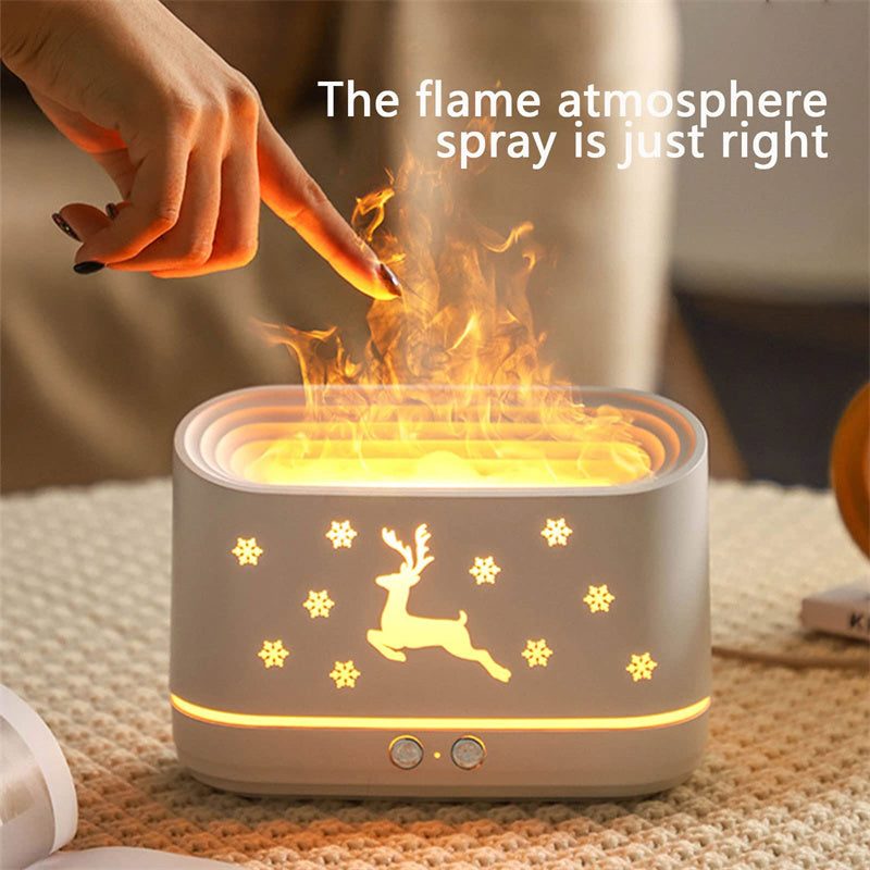 Elk Flame Humidifier This Diffuser offers  for Christmas Atmosphere...