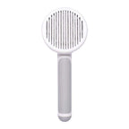 Pet Cat Brush -designed for   Hand-held Steel Wire Self-cleaning Comb.