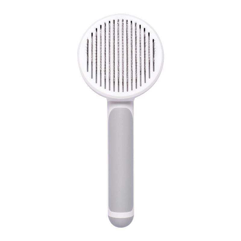 Pet Cat Brush -designed for   Hand-held Steel Wire Self-cleaning Comb.
