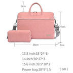 PU Leather Women Laptop Bag Stylish Professional Tote for Work, Travel