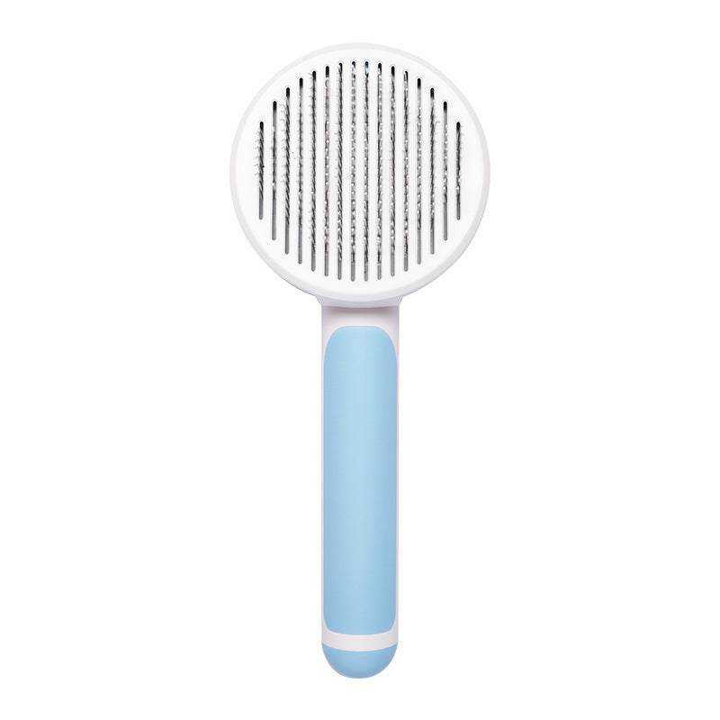 Pet Cat Brush -designed for   Hand-held Steel Wire Self-cleaning Comb.