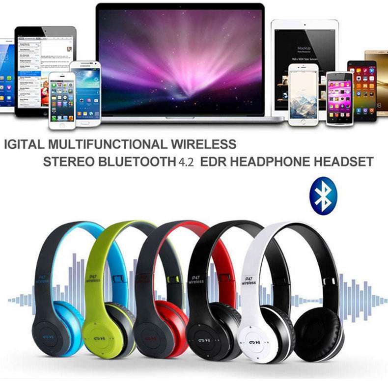 P47 Wireless Gaming Headset - Strong, Bluetooth 4.1, Stereo Sound.....