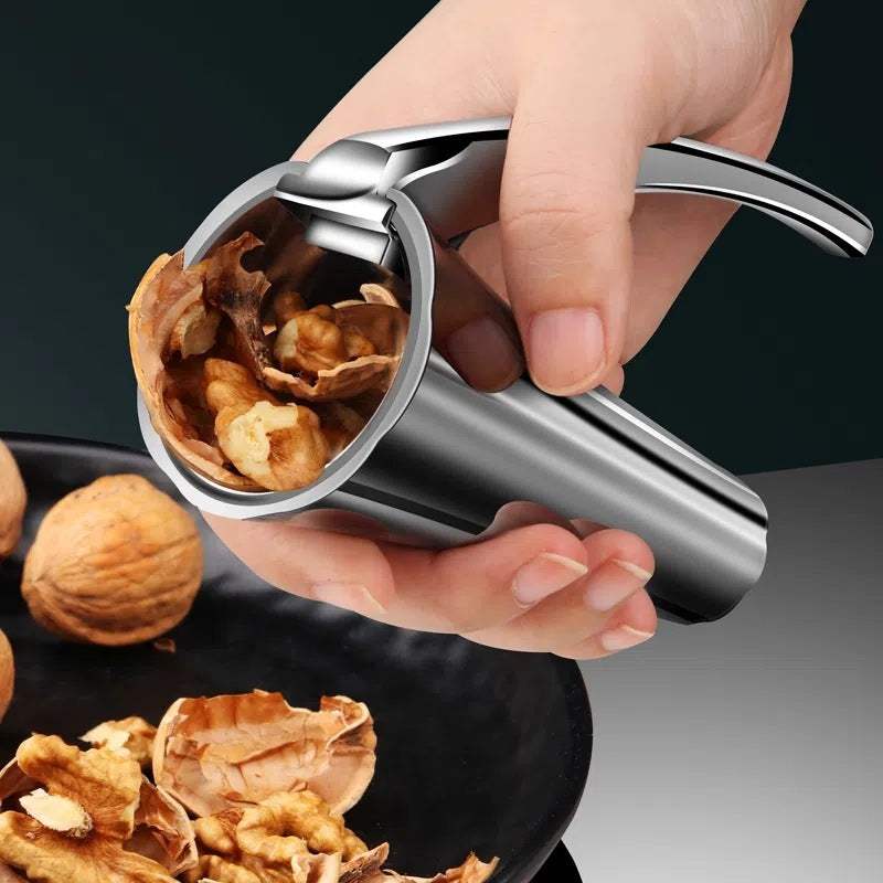 Zinc Alloy Pecan Nut Cracker - Durable & Safe Kitchen Nutcracker Tool.