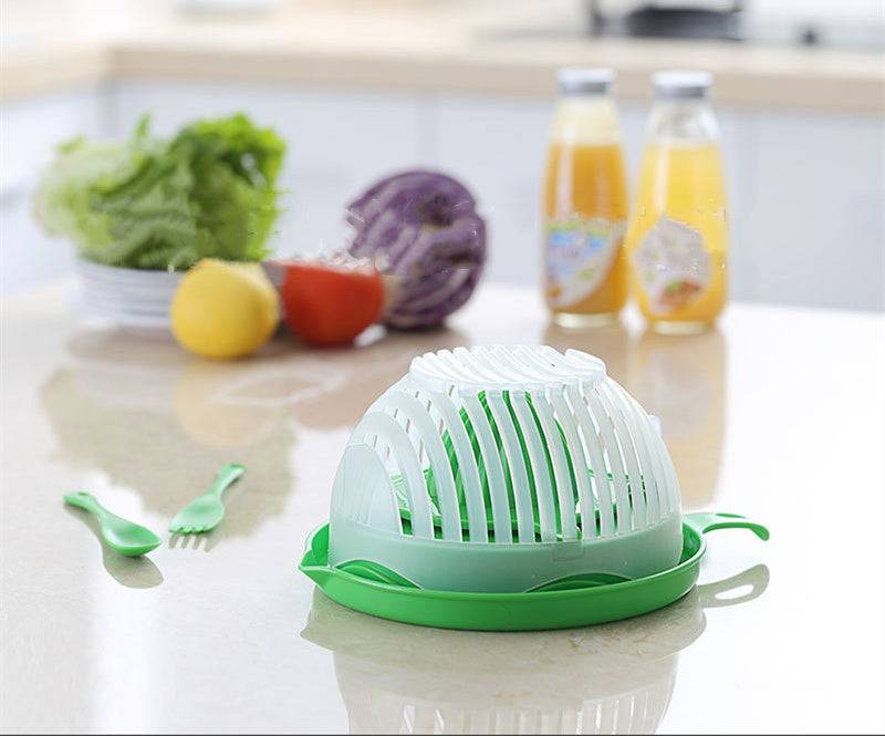 Creative Salad Cutter - Safe and Easily Cut Fruits & Vegetables Safely